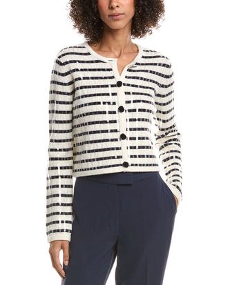 Derek Lam Nebula Sequin Wool-Blend Cardigan