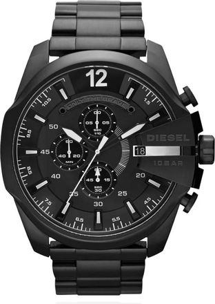 Diesel Mega Chief Watch - Heren - Horloges - Zwart - ONE Size - Katoen - Accessoires