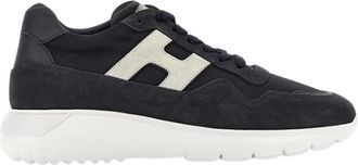 Hogan Interactive 3 Allac. H Lissat - Heren - Sneakers - Blauw - 44 EU - Leer - Schoenen