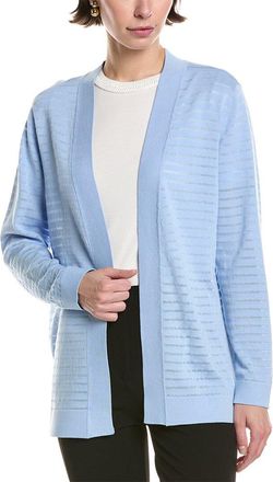 Anne Klein Sheer Stripe Cardigan