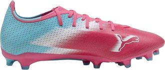 Puma Heren Ultra Match Stevige Grond Voetbalschoenen (Roze/Blauw)