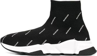 Balenciaga (WMNS) Balenciaga Speed Trainer Black White 525721W06501006