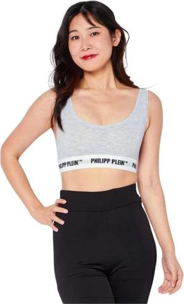 Philipp Plein Sleeveless Top 2-Pack - Dames - Tops zonder mouwen - Grijs - M - Katoen - Tops