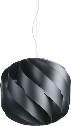 Linea Zero Suspensi&oacute;n Negra En Metal Cromado Cm. 40x38h