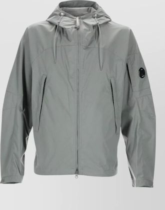 C.P. Company hooded jacket long sleeves side pockets
