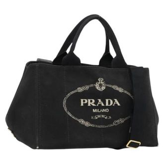 Prada Pre-owned Handbags, female, Black, Size: ONE SIZE Pre-owned Vintage Hand Bag
