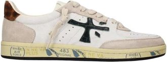 Premiata Bskt Clayd Sneaker - Dames - Sneakers - Beige - 40 EU - Leer - Schoenen