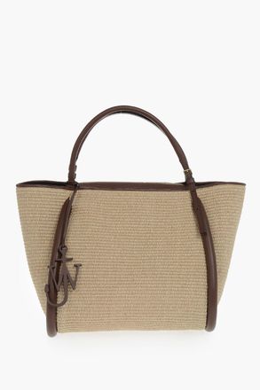 J.W.Anderson Raffia Tote Bag THE BUMPER 31 With Leather Trims J.W.Anderson