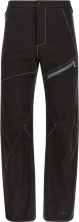 Kiko Kostadinov Fosco Broeken - Heren - Straight fit broeken - Bruin - XL - Wol - Broeken