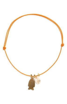 &Eacute;liou Tropicana Necklace in Orange at Nordstrom