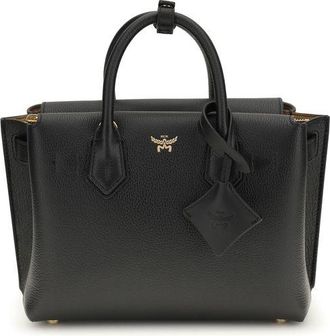 MCM Black Calf Leather Bos Taurus Womens Handbag