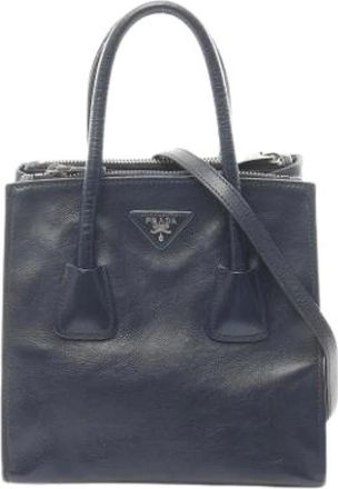 Prada Pre-owned Handbags, female, Blue, Size: ONE SIZE Pre-owned Vintage Handbag