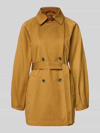 Max & Co. Trench-Jacke aus reiner Baumwolle Modell ELIS in Camel, Gr&ouml;&szlig;e 32