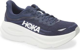 Hoka One One Bondi 9 Running Shoe in Varsity Navy /White at Nordstrom, Size 10.5