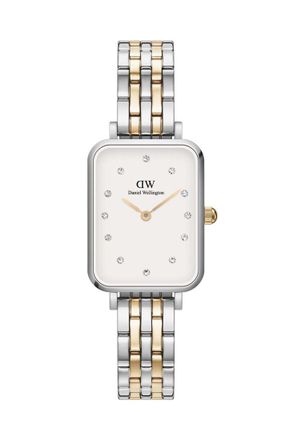 Daniel Wellington Womens DW00100625 Ladies Quadro Link Silver 20mm Watch - One Size