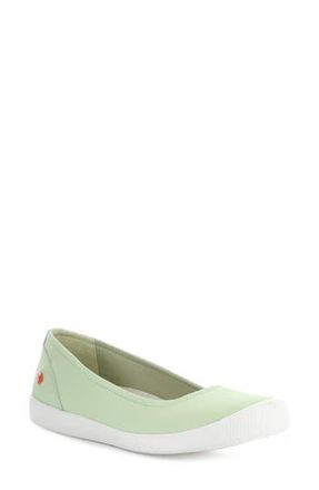 Softinos Fly London Ilsa Ballet Flat in 009 Lt Green Smooth at Nordstrom Rack, Size 10-10.5Us / 41Eu