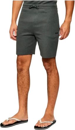 HUGO BOSS Heren, Korte broeken, Groen, Maat: M Katoen