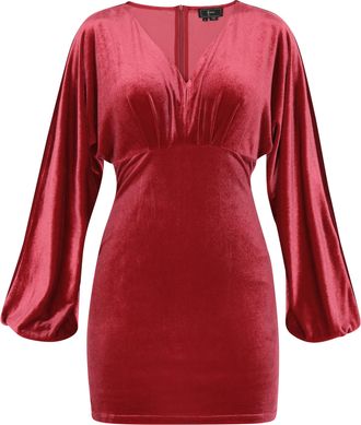 Faina Jurk Dames donkerroze