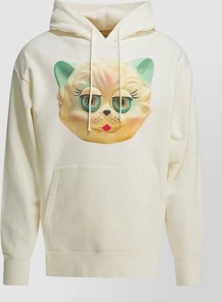 Valentino Garavani cotton hooded sweatshirt kangaroo pocket