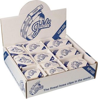 The Brush Company Jubilee HP100MS HP100 Handy Pack Assorted 100 Clips (Mild Steel) JUBHP100