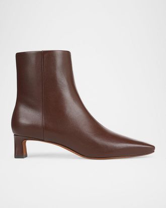 Vince Harlan Leather Ankle Boots