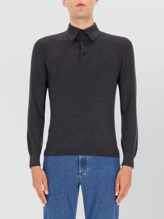 Ermenegildo Zegna cashmere silk polo shirt