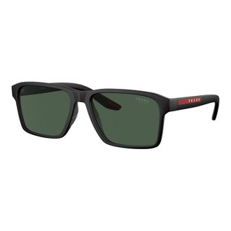 Prada Rectangle Frame Sunglasses - Black