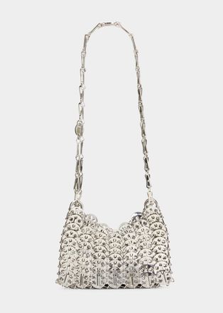 Paco Rabanne Nano 69 Metallic Disc Crossbody Bag