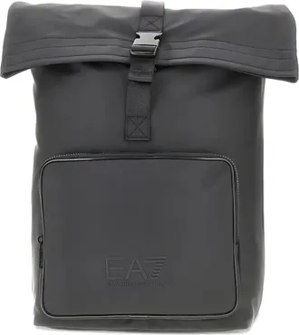 Emporio Armani Zaino con apertura arrotolabile - Nero