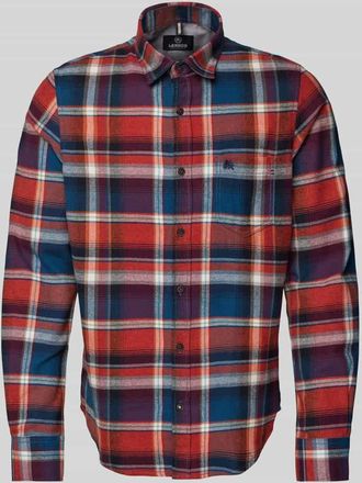 Lerros Regular Fit Freizeithemd mit Label-Stitching in Dunkelorange, Gr&ouml;&szlig;e XL