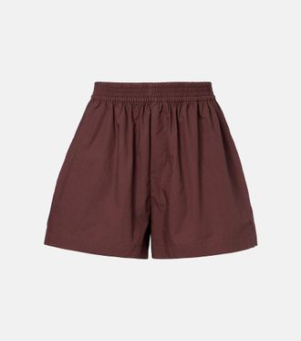 Varley Shorts Morales de popel&iacute;n de algod&oacute;n