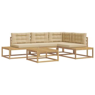 vidaXL Conjunto De Sof&aacute;s De Exterior Blanco 79 X 79 X 37 Cm Poli&eacute;ster Vidaxl