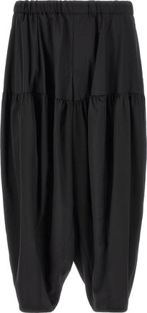 Comme Des Gar&ccedil;ons Black Polyester Casual Mens Pants