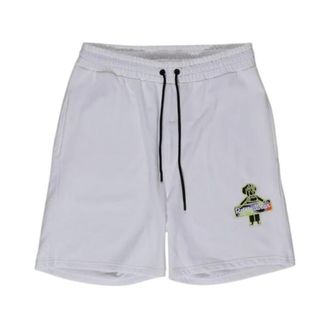RefrigiWear Casual Shorts, male, White, Size: 2XL White Cotton Bermuda Shorts