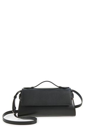 Proenza Schouler Tate Leather Clutch in Black at Nordstrom