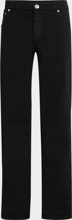 Brunello Cucinelli Mens Bull Denim Skinny-Fit Pants