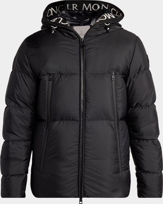 Moncler Men & apos;s Montcla Logo Hooded Down Jacket