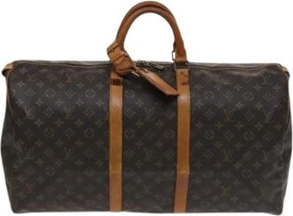 Louis Vuitton Pre-owned Keepall tas - unisex - Vintage Weekendtas - Bruin - ONE Size - Leer - Vintage