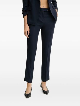 BOSS elasticated-waist trousers - Blue