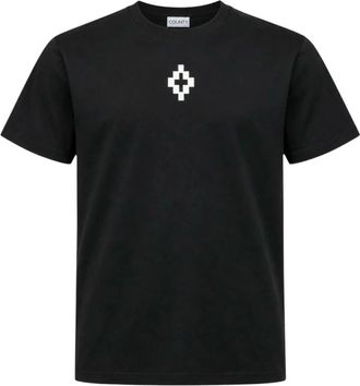 Marcelo Burlon T-shirt met korte mouwen - Heren - Tops - Zwart - Maat: L Katoen