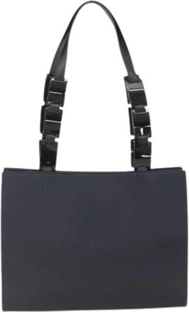 Saint Laurent Pre-owned Leren Schoudertas - Dames - Vintage Schoudertas - Blauw - ONE Size - Leer - Vintage