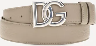 Dolce & Gabbana Leather Belt Male 105