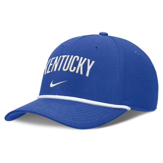 Nike Kentucky Primetime Rise Campus Nike Mens College Adjustable Hat in Blue | NC964EVNKY-SJM