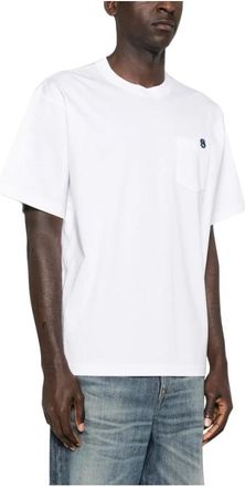 sacai T-shirt Scm-336 101 - Heren - T-shirts - Wit - L - Tops