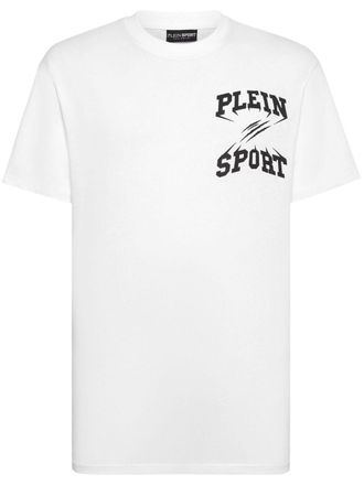 Plein Sport T-shirt girocollo con stampa - Bianco