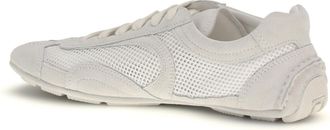 Prada Womens Sneakers Montecarlo White General Fabric Trainers