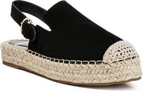Rag & Co. Affie Espadrille Slingback Flat in Black at Nordstrom Rack, Size 10