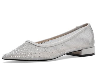 Journee Collection Gracelynn Womens Flat Shoes Silver : 9.5 M, Synthetic