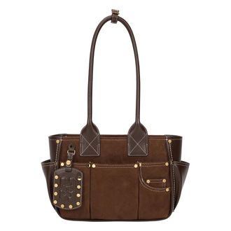 Ganni Small Posy Bag - female - Ganni - Shoulder Bags - Brown - ONE SIZE - Bags