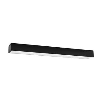 Sollux Lighting Minimalistic Ceiling Lamp 6x67x6cm 1xLight 3000K in Black | Size: 6 x 67 x 6 cm